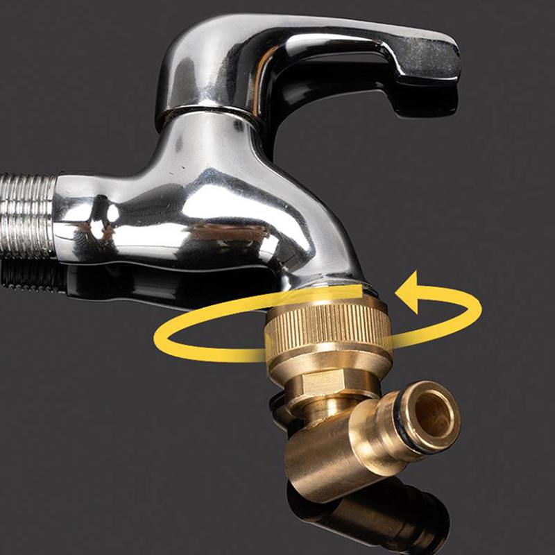 Hose Reel Swivel Elbow Quick Connector For Hoselock Plug 3/4In Bsp Female Outdoor Garden Hose Faucet Adapter