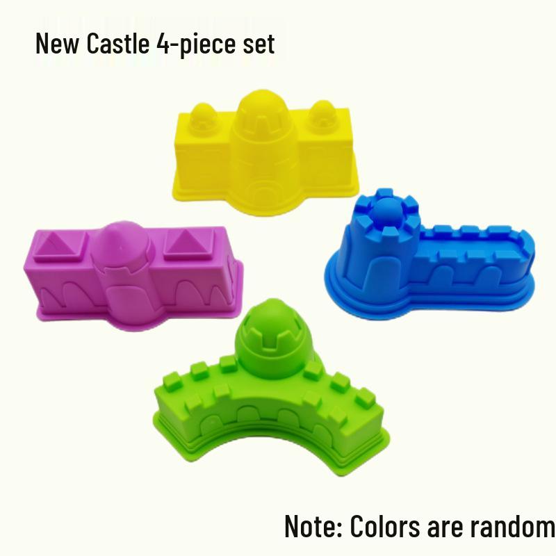 Handmade Colored Playdough Set for Kids with Molds and DIY Tools