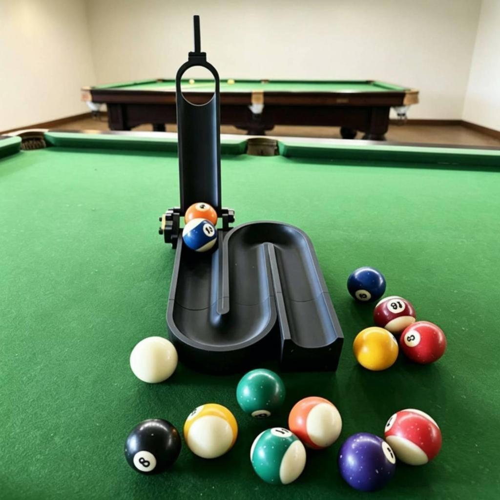 Automatic Billiard Ball Rack Compact Game Accessory Long-Lasting
