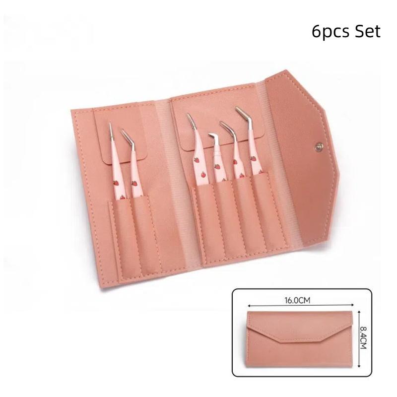 Pinsett for falske øyevipper med høy presisjon, High-end assisterende verktøy for øyenvippeextensions, Profesjonelt sminkesett