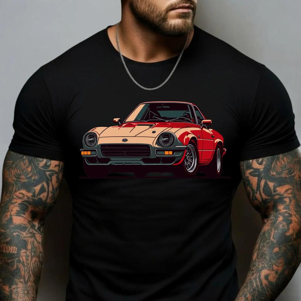 Vintage Classic JDM Sport Car T shirt Retro s Japanese Automotive Casual Streetwear for Enthusiasts vintage Washed Breathable