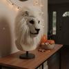 Lví čelenka s kožušinovou hřívou, celohlavový kostýmový doplněk pro dospělé, Halloween, Cosplay,