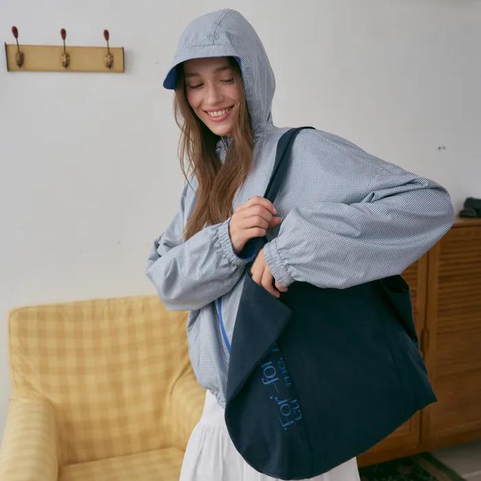 (3rd) Bloom Slogan Eco Bag (Navy)