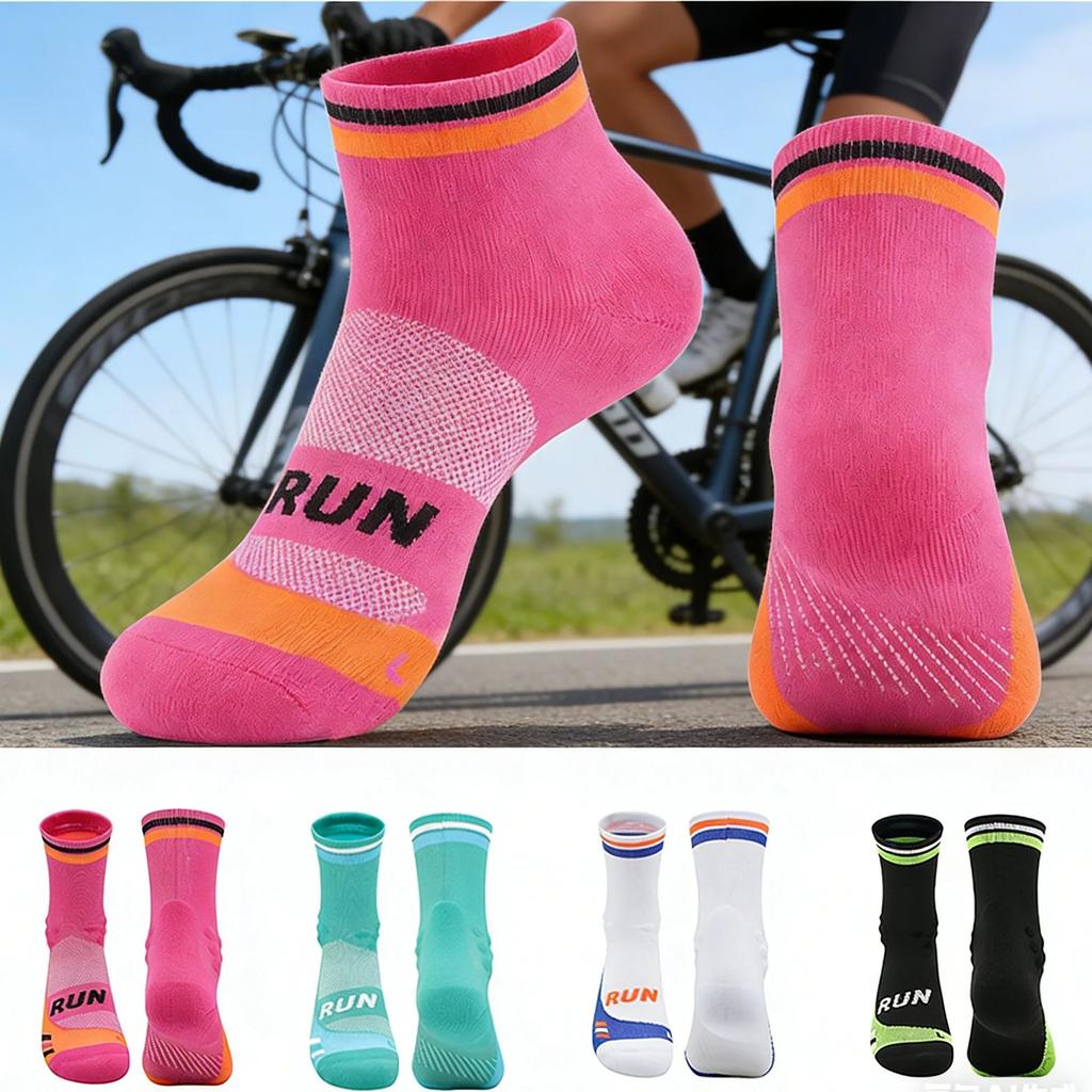 Calcetines Profesionales para Maratón Transpirables de Secado Rápido Calcetín de Fútbol Resistente al Desgaste Calcetines para Deportes al Aire Libre Unisex Calcetines de Ciclismo