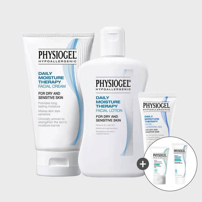 

[Physiogel] LG Household & Health Care_DMT Cream and Lotion Special Planning DMT Facial Cream 75ML and Facial Lotion 200ML and Cleansing Gel 30ML