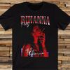Nueva Popular Cantante Rihanna Badgal Camiseta Unisex de Manga Corta Tallas Completas S-5XL