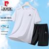 Men's Ice-Feel Short Sleeve T-Shirt & Shorts Set