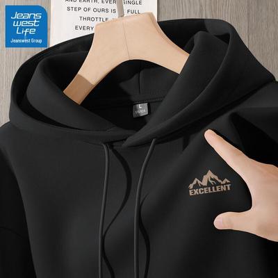 JEANSWEST LIFE Męska bluza z kapturem o luźnym kroju 2025