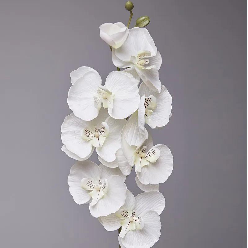5pcs 9-Heads Artificial Butterfly Orchid Silk Flower 68CM Fake Phalaenopsis Wedding Home Decoration Artificial Flowers