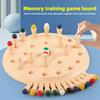 Memory Chess Matching Game Family Board Games for Kids and Adults Montessori Preschool Learning Educational Toy
