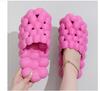 Summer Light Bubble Slides Women Flat Heels Massage Home Slippers Female Comfort Anti-Slip Designer Sandals Chaussure Femme