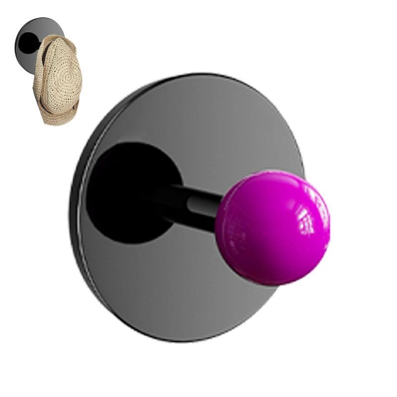 1PC Adhesive Wall Hook Dopamine Adhesive Hooks Wall Mount Heavy Duty Hanger Hooks Home Storage Hanger Room Door Coat Hooks