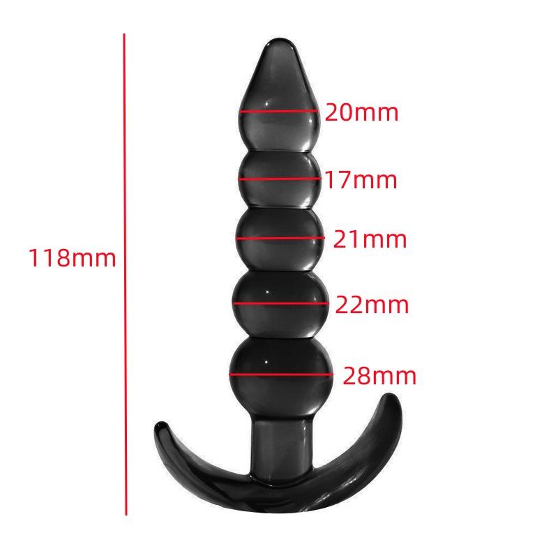 Butt Plug Silicone Anal Plug Prostate Massager Stimulator Adult Supplies Dilator Anus Beads Sex Toys For Women Man Gay Ass Tail