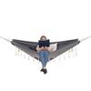 Hamac double - SPRINGOS - Gris - 200 x 150 cm - 200 kg - Avec franges