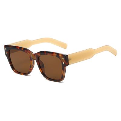 Fashion Square Sunglasses UV400 Retro Big Frame Gradient Lens Women Men Brand Designer Oculos De Sol Sun Glasses