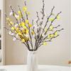 6PCS Real Touch Artificial Plum Branches Plastic Wintersweet Flower  Wedding Ceremony