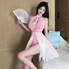 Qing Ruohan Women's Sexy Cheongsam Lingerie Set - Ancient Style Bodysuit 2769