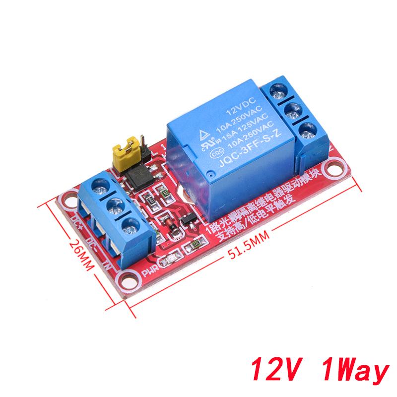 1 2 4 6 8 Channel 5V 12V 24V Relay Module Board Shield with Optocoupler Support High and Low Level Trigger for Arduino