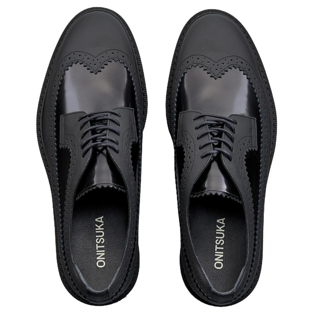 ONITSUKA TIGER Brogue Comfortable Versatile Casual Shoes Men Sneaker Black Red 1181A391-006