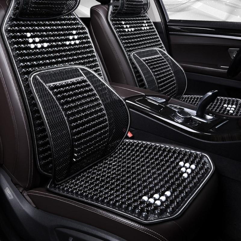 Ventilated Wooden Bead Chair Mat Color Option Durability Handmade Seat Pad Chair Cushion For Furniture Vehicle