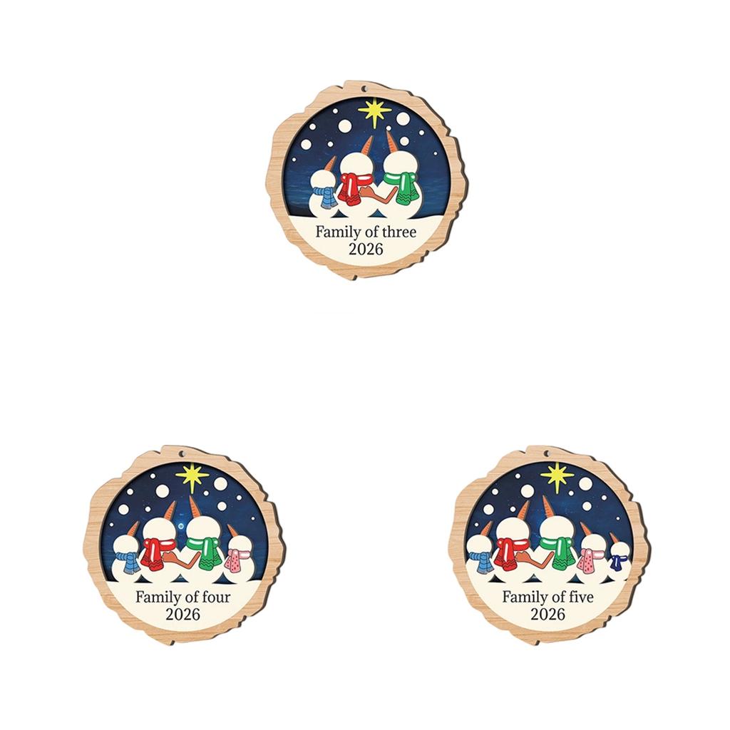 Christmas Decorations Wooden Snowflake Star Pendants Christmas Tree Wooden Pendants