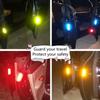 Adesivo riflettente per portiera auto notturno, nastro riflettente di avvertimento per apertura di sicurezza, accessori per auto, esterno, interno, catarifrangente