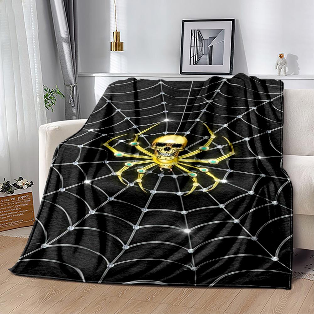 Spider Web Blanket Soft & Cozy Great for Sofa Bed Couch for All Occasions Warmthful Decor Best Holiday Gift for Friends Family
