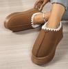 2025 Winter Suede Boots for Women Brand Women Snow Boots Outdoor Short Plush Woman Ankle Boots Botas Mujer Botines Para Mujeres