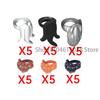 MOC Medieval Soldier Building Blocks King Beard Military Helmet Scarf Goggles Belt Cowboy Hat Duck Cap Mini Toys Bricks Gifts