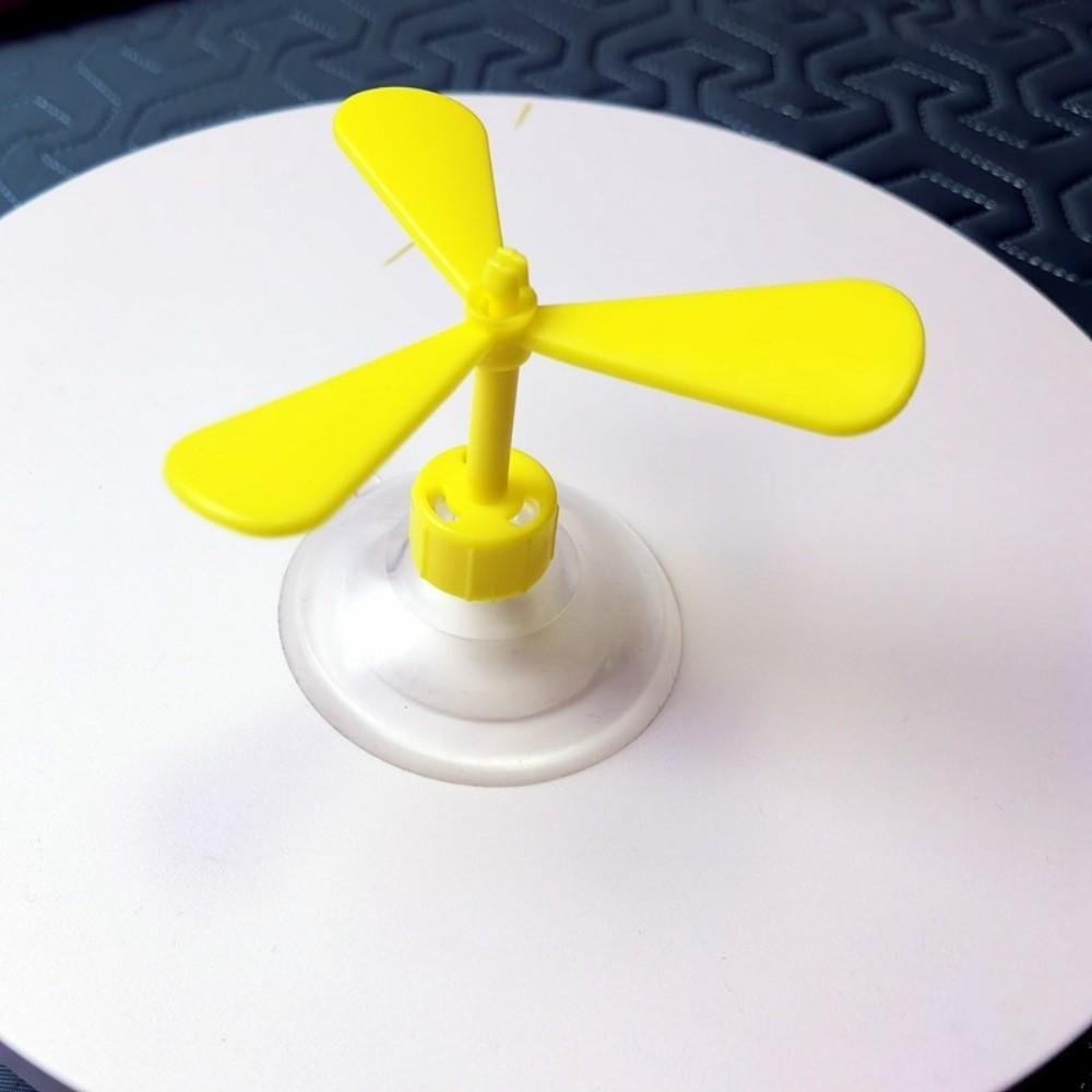 4pcs Plastic Bamboo Dragonfly Decor Sucker Mount Motorcycle Helmet Propeller  Helmet Accessories