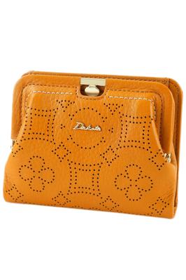 Bifold Wallet Genuine Leather Mustard [Dakota] Women's DA-31404-53