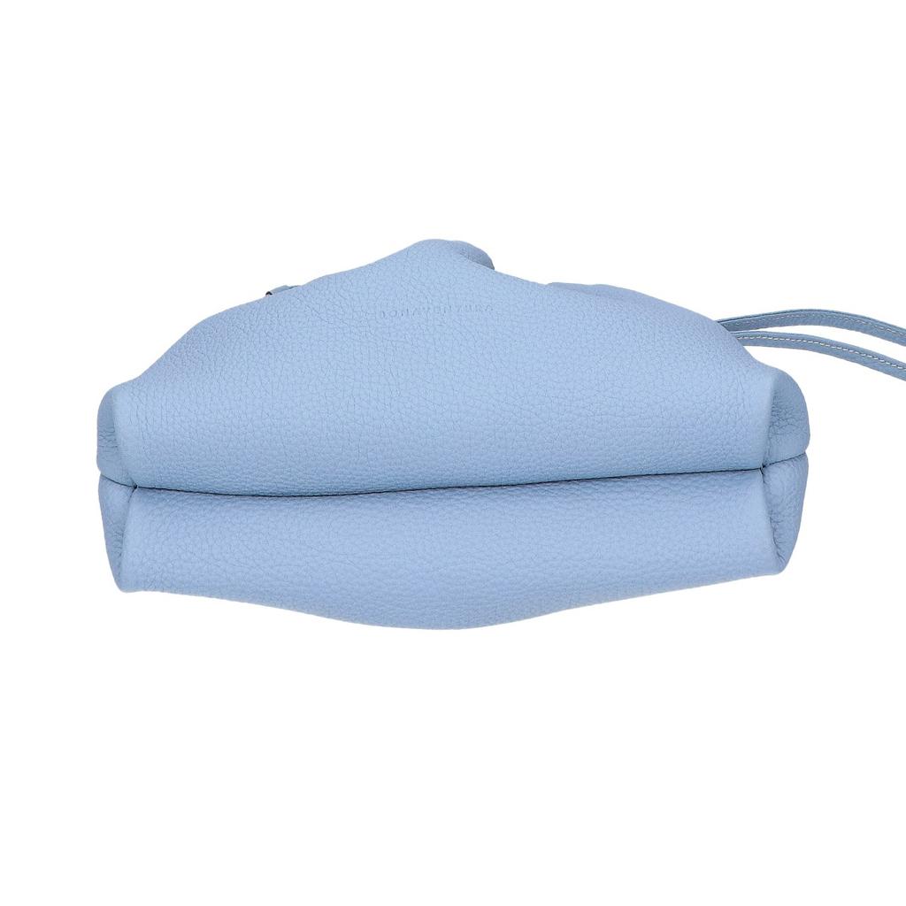 BONAVENTURA [Beautiful Condition] Noah Bag Shrink Leather Drawstring Handbag Light blueUsed