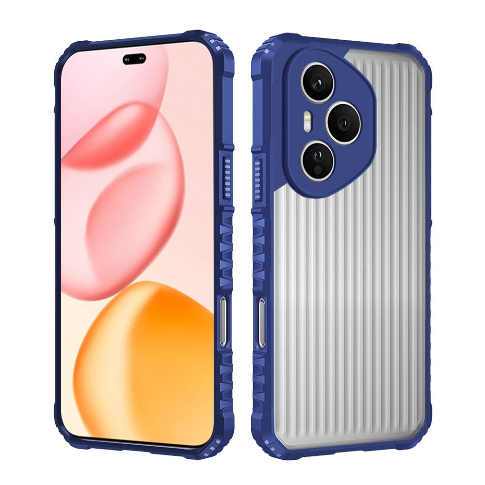 KEYSION Heavy Duty Shockproof Phone Case for HONOR 400 Pro 5G Soft Silicone+PC Translucent Matte Back Cover for Honor 400 Lite 5G