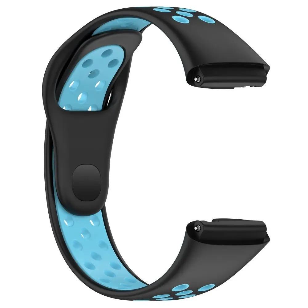 Correa de silicona para Redmi Watch 3 Lite/Active Correa de repuesto para reloj inteligente transpirable de dos colores para Redmi Watch3 Lite/Active Band