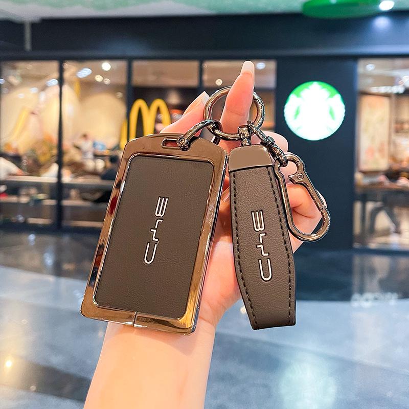 Compatible with BYD & Qin cards, Seagull NFC Dolphin, Song Pro/Plus keychains; full metal case.