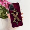 Clear For Samsung Galaxy S10 Lite Case Luxury Crown Fashion A-Z Letter 2D Painted Casing For Samsung S10 Lite G770F G770U1 Cover