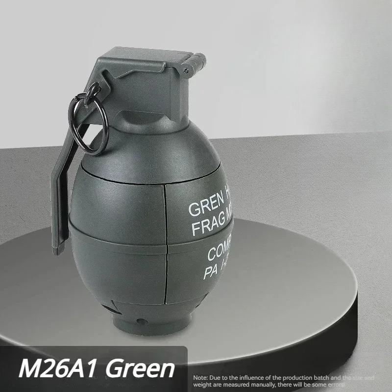 1/3PCS M26a2 Nylon Grenade Model Explosion Grenade Toy, Airsoft Grenade Model, Anti-Fall, Refillable, Gel Ball, Confetti, Flour