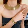 Metal Ring Multi-layer Necklace European and American Niche High-end Clavicle Chain Fashionable Versatile Cold Wind Jewelry Women