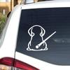 Funny Dog Moving Tail Car Sticker WindowWiper Decals Dog Sticker Car Rear StickerWiper Tail Decals Windshield Interesting