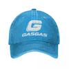 Casual GasGas Motorcycle Baseball Caps Unisex Style Distressed Washed Headwear Racing Mountain Bike Outdoor Workouts Caps Hat