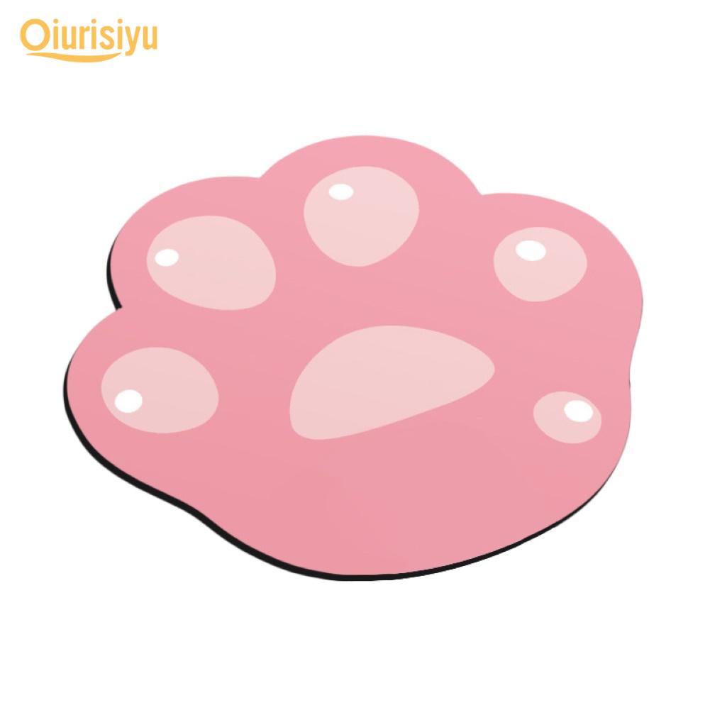 

Нескользящий коврик для мыши с милым мультяшным кошачьим когтем розовый