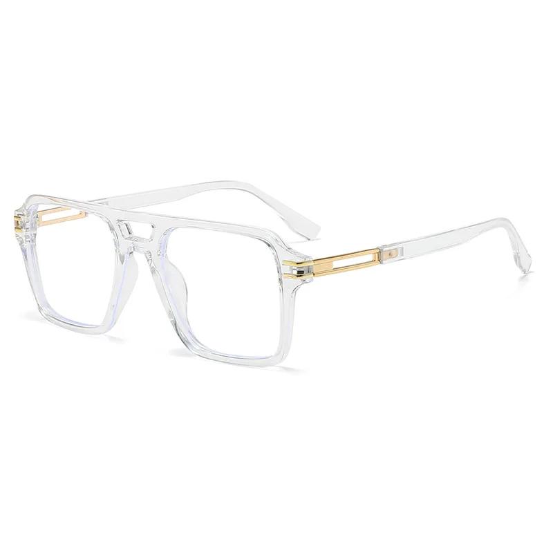 Fashion Square Women Sunglasses Plasitc Photochromic Spectacle Eyeglass Frame Men Vintage Retro For Female Sun Glasses Uv400