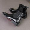 Fashion Leather Casual Boots Men Loafers Luxury Design Slip On Male Dress Boots Leisure Style Big Size Good Wear-resistant Sole