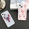 Cute Marine Life, Crabs, Lobsters Tempered Glass For Iphone 14 13 12 11 Pro Mini XS MAX 14Plus X XS XR Cover