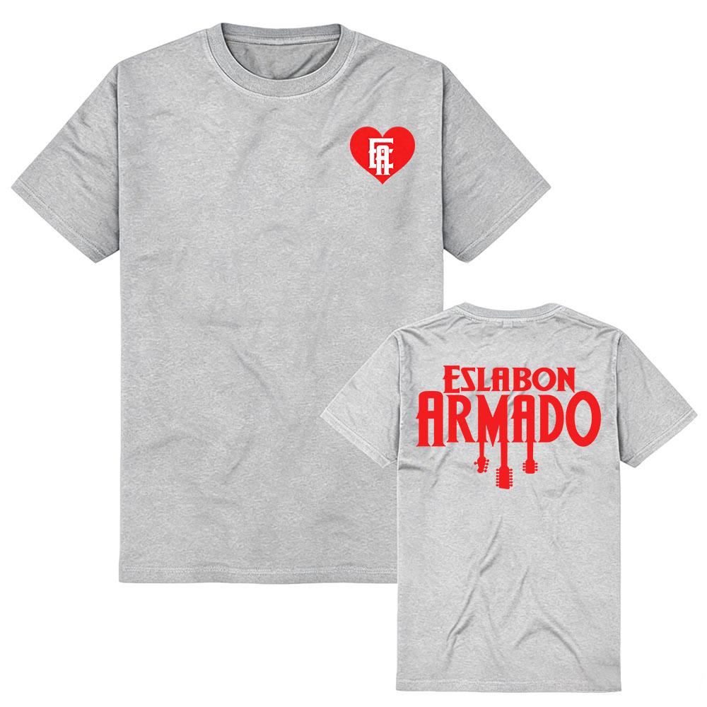 ESLABON ARMADO Band Tee Unisex Streetwear Short Sleeve Cotton Women T-shirt Fashion Graphic Print Tee Casual Summer Top