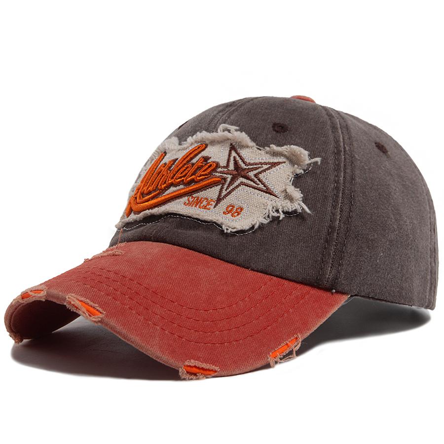 Patch Embroidery Baseball Cap Men Summer Patchwork Color Caps Women's Snapback Vintage Hip Hop Outdoor Sport Hat Visor Unisex