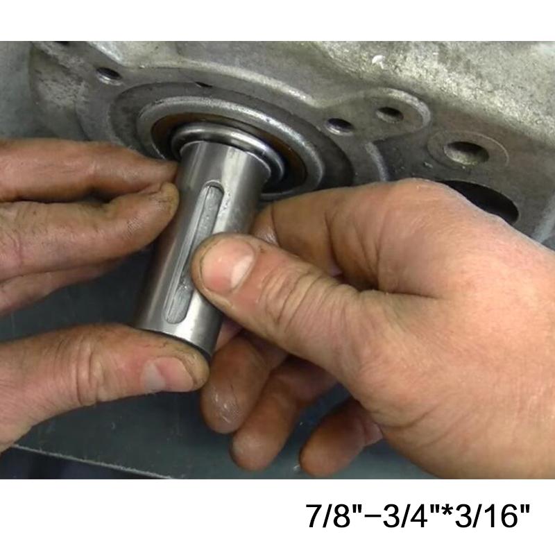 3/4" To 7/8" Shaft Adapter Pulley Bore Reducer Sleeve Bushing & Keystock