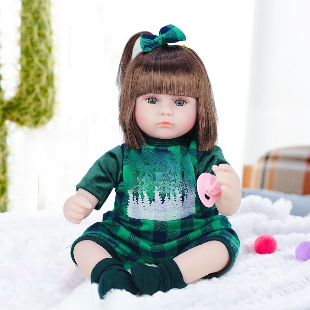 Baby Reborn Doll 42cm Soft Silicone Baby Toy For Kids Play And Educational Use