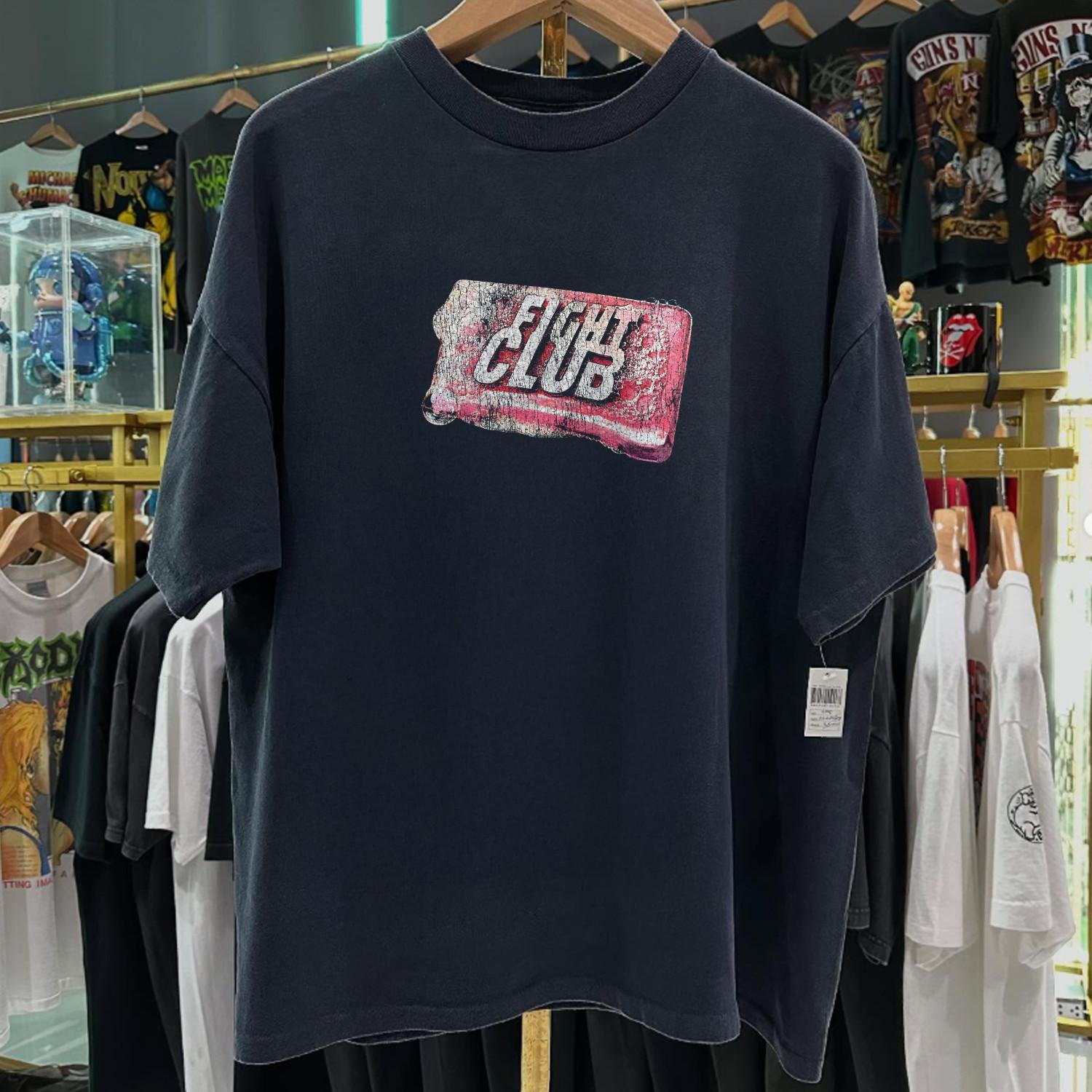 1999 Soap & Violence Fightclub Rare T-Shirt Black S S