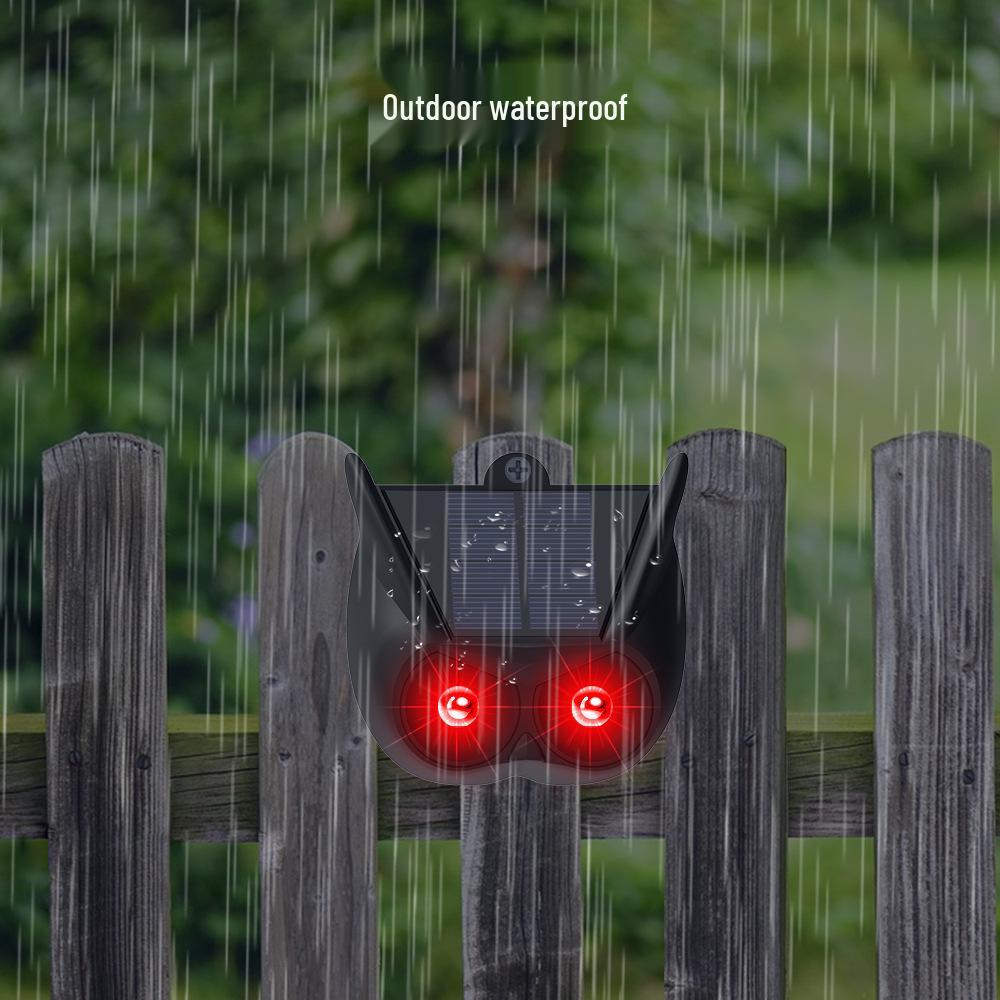 Dzienny solarny odstraszacz ptaków: Alarm Dźwiękowy i Świetlny do Sadu, Stawu, Pola Ryżowego i Odstraszacz Gołębi